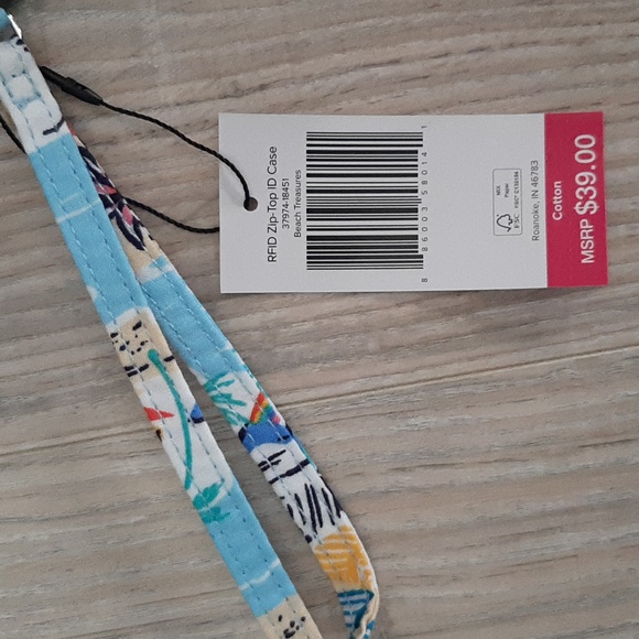 NWT Vera Bradley zip top ID case - Picture 3 of 4